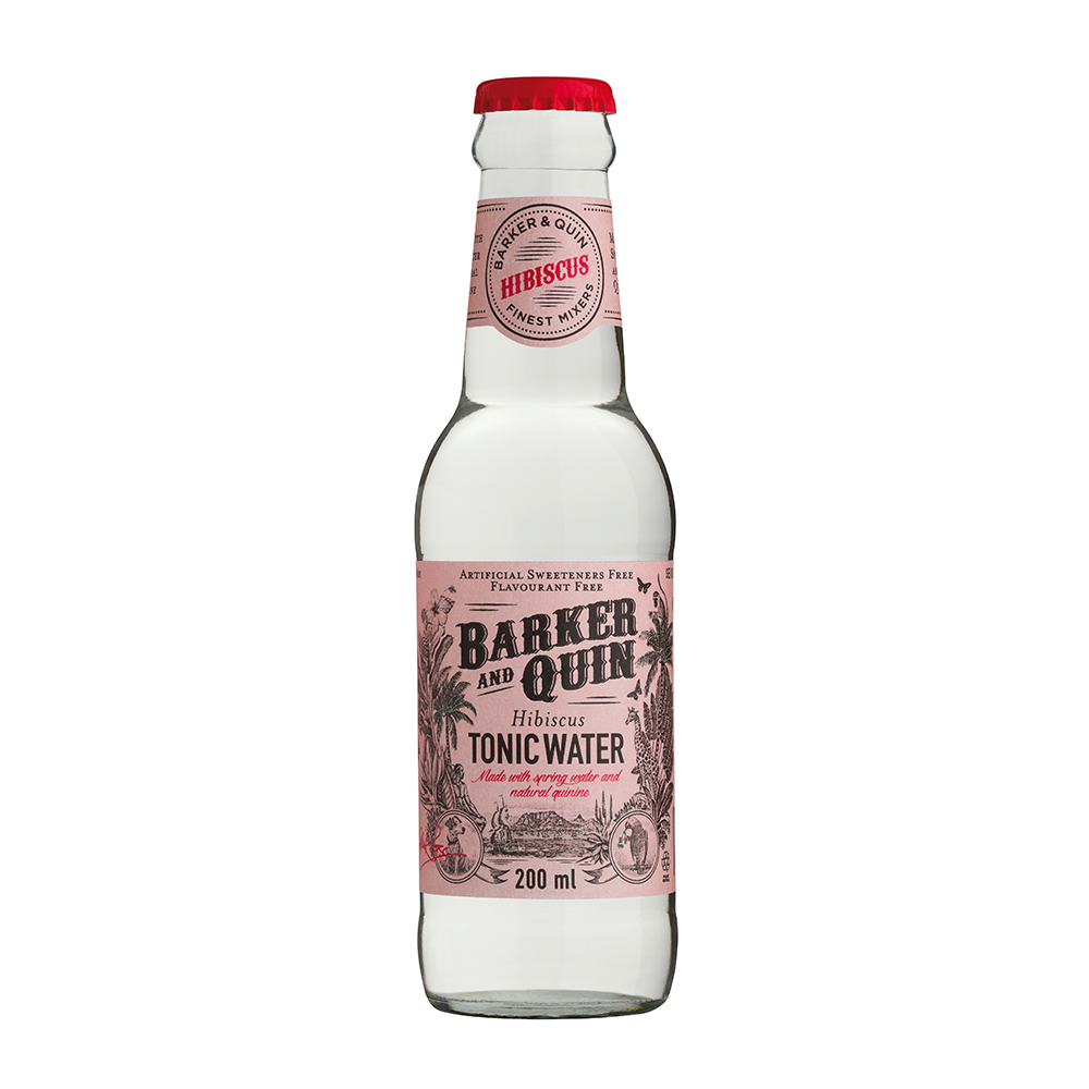 Barker & Quin Hibiscus Tonic Water (4x200ml)