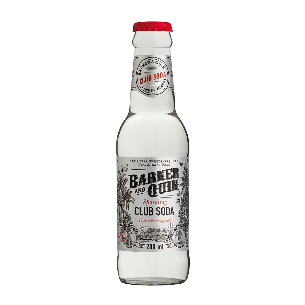 Barker & Quin Sparkling Club Soda (4x200ml)