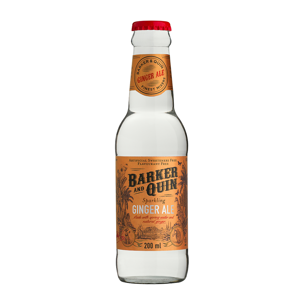 Barker & Quin Sparkling Ginger Ale (4x200ml)