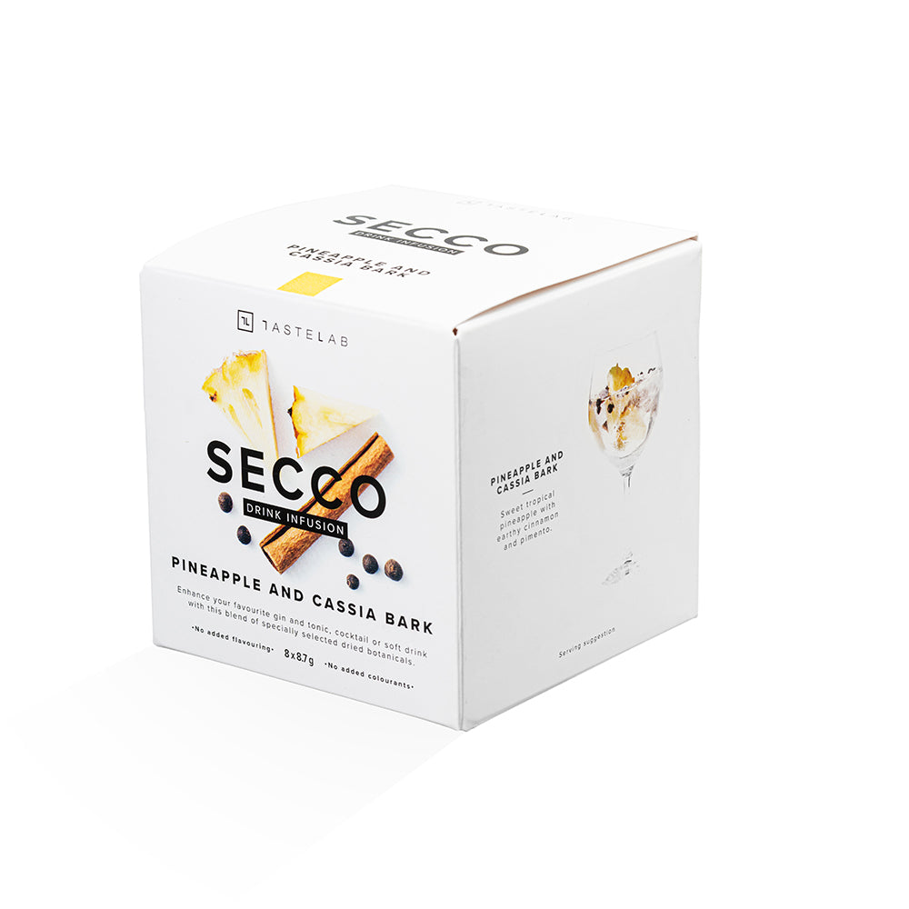 Secco Pineapple & Cassia Bark Drink Infusion (Pack of 8)