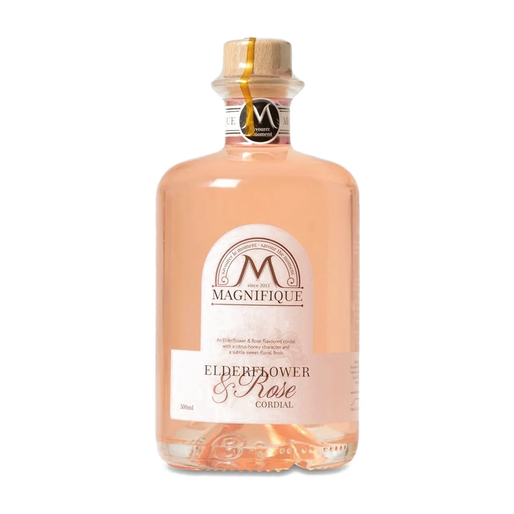 Magnifique Elderflower & Rose Cordial 500ml
