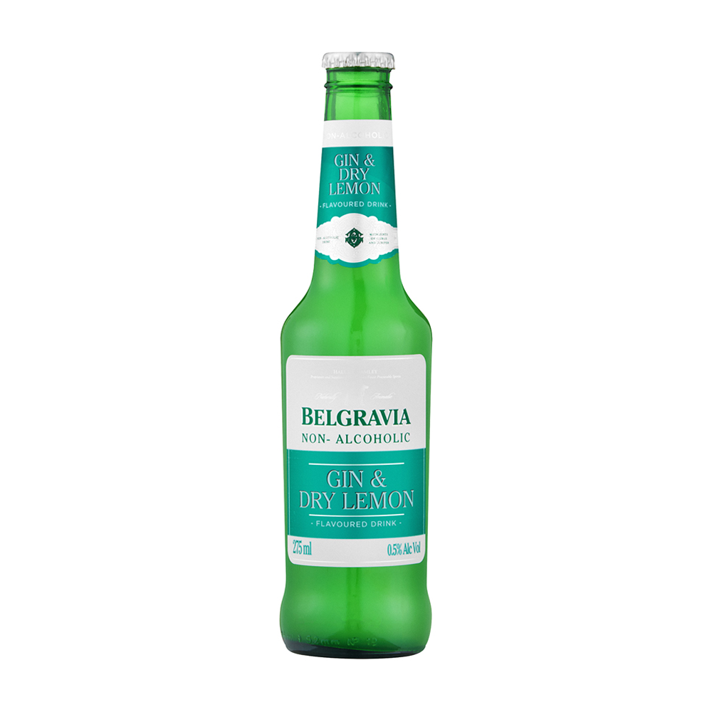 Belgravia Non-Alcoholic Gin & Dry Lemon (6x275ml)