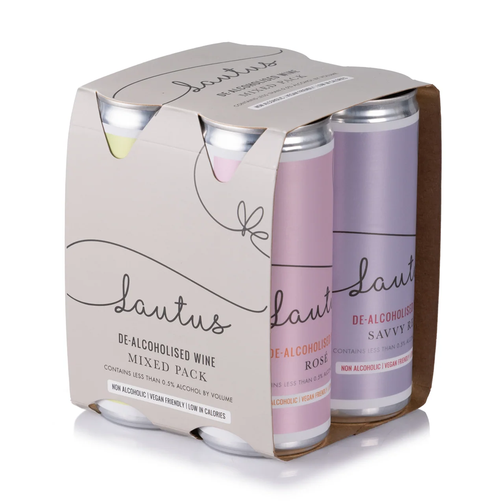 Lautus Mixed Pack De-Alcoholised Wine (4x250ml Cans)