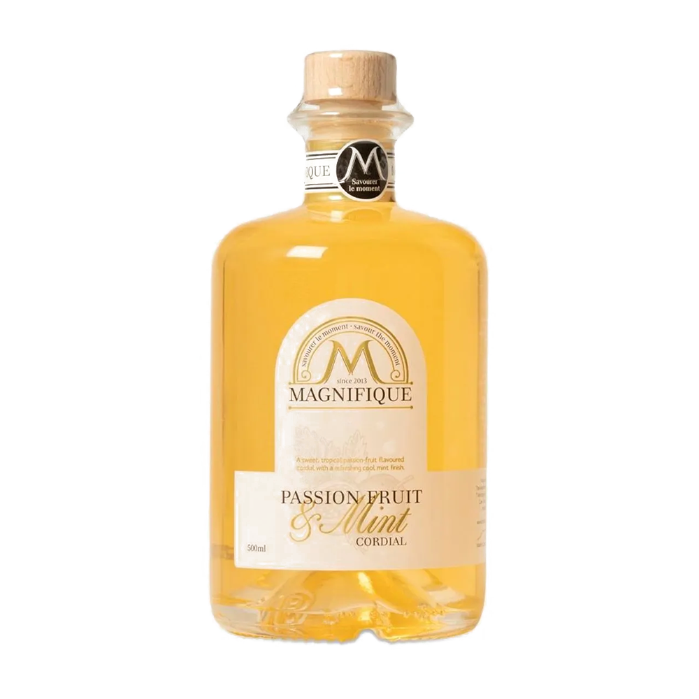 Magnifique Passion Fruit & Mint Cordial 500ml