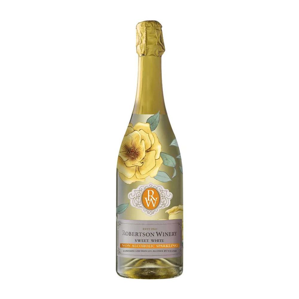 Robertson Sweet White Sparkling Non-Alcoholic Wine 750ml