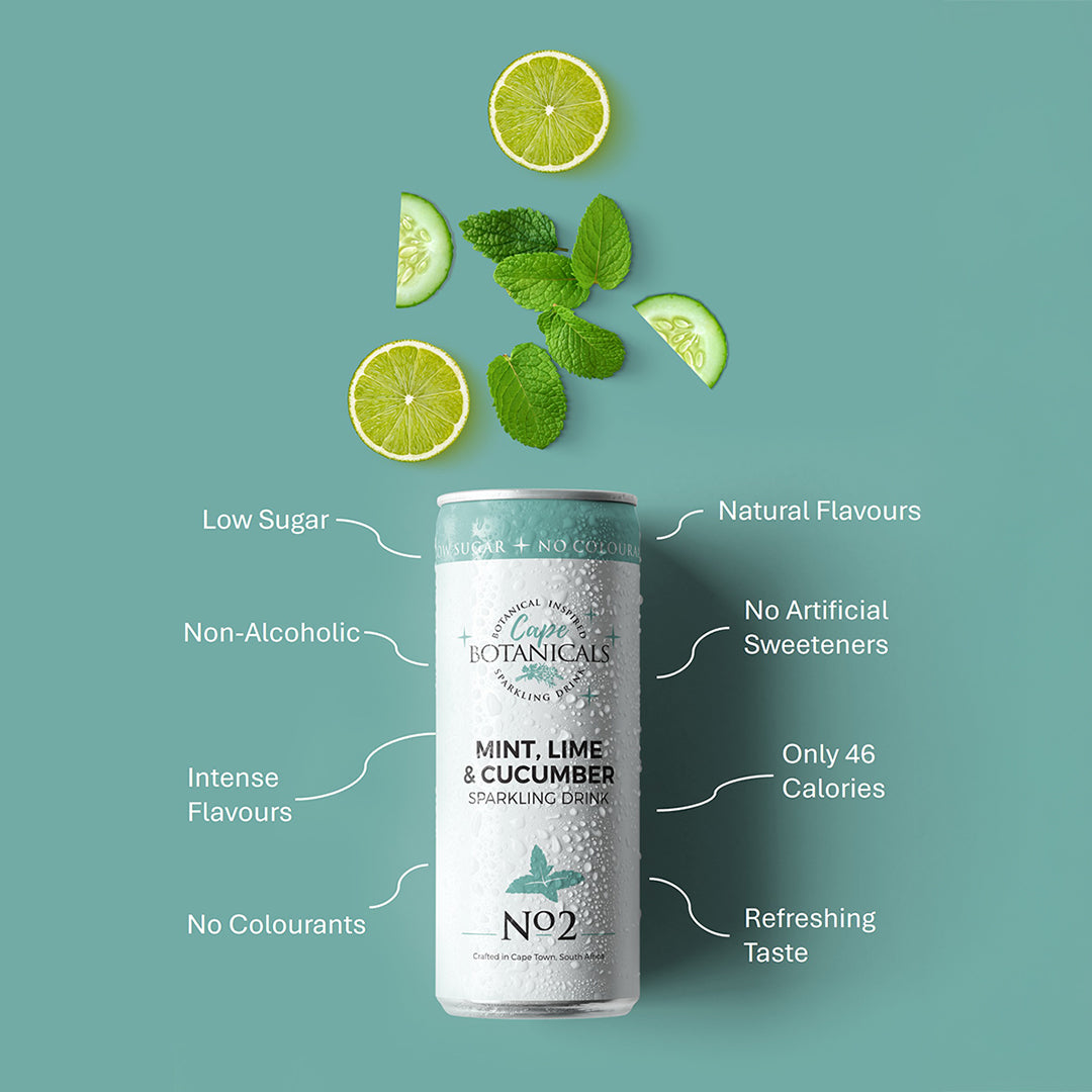 Mint, Lime & Cucumber | Sparkling Drink
