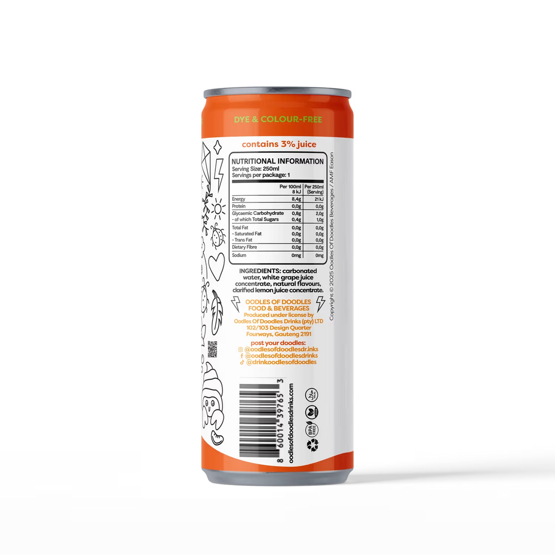 Orange & Vanilla | Fizzy Water