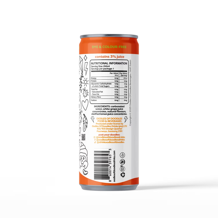 Orange & Vanilla | Fizzy Water