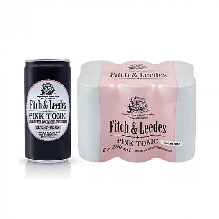 Fitch & Leedes Sugar-Free Pink Tonic (6x200ml)